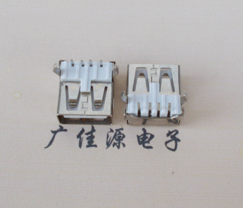 鄂州USB AF母座 LCP 耐高温250度280度 环保白胶芯