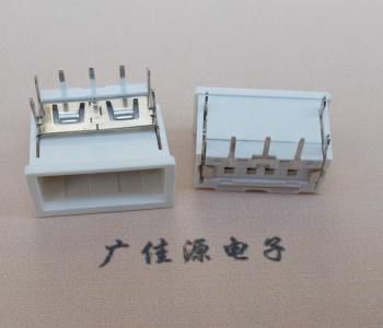 鄂州USB接口2.0连接器.3p端子加护套防尘母座