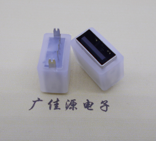 鄂州USB连接器接口 10.5MM防水立插母座 鱼叉脚
