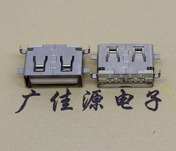 鄂州USB母座 前贴后插 沉版1.1/1.9总长8.5mm大电流