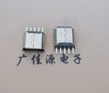 鄂州Micro USB接口 母座B型5p引脚焊线无后背