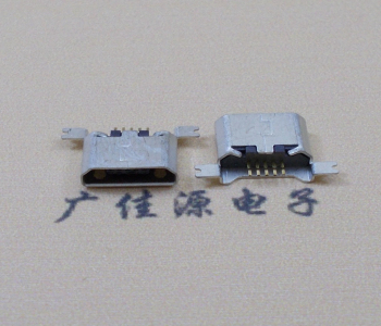 鄂州MK USB B Type 沉板0.9母座后两脚SMT口不卷边