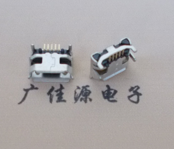 鄂州Micro USB母座牛角间距7.2x6.6mm加长端子定位柱