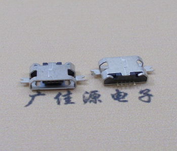 鄂州MICRO USB B型口 两脚SMT沉板0.7/1.0/1.6直边