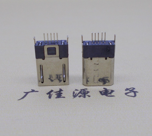 鄂州micro-迈克 插座 固定两脚鱼叉夹板1.0公头连接器
