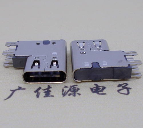 鄂州type-c6p母座侧插加高连接器