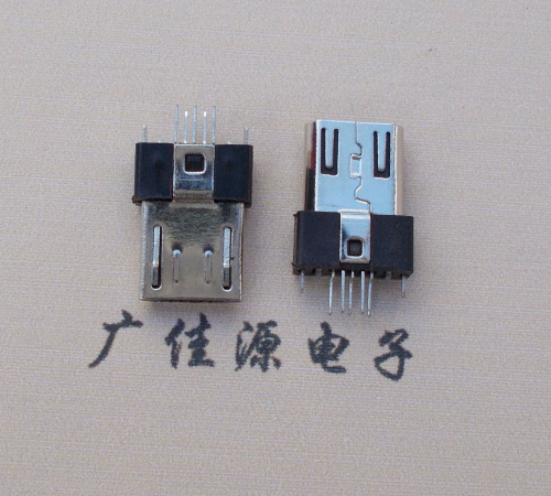 鄂州MICRO USB2.0插头.带卡勾-无卡勾夹板公头