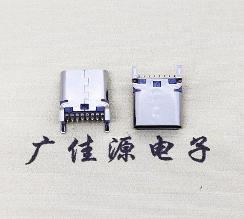 鄂州USB 3.1TYPE-C16Pin立贴母头座子引脚接线正负级详解